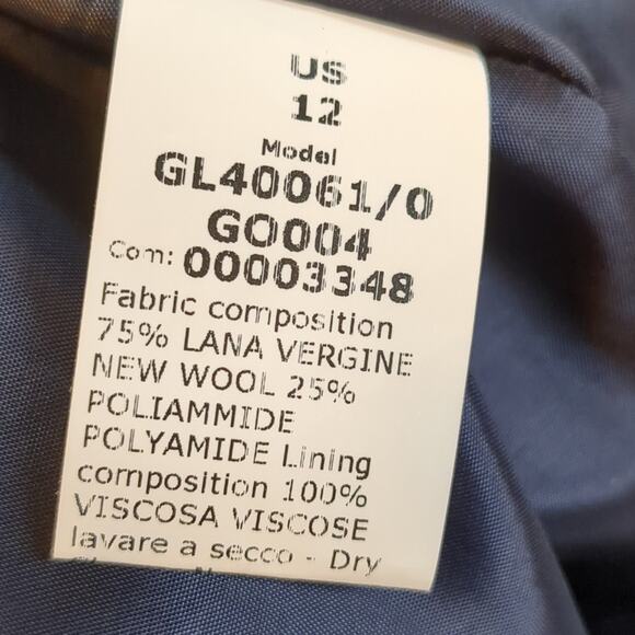 Goop G Label WOMEN'S Anna Boiled WoolBlack Pleated Miniskirt Size 12 - Picture 6 of 8